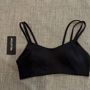 Lululemon x Peloton Like a Cloud Double Strap Black light support Sports Bra
